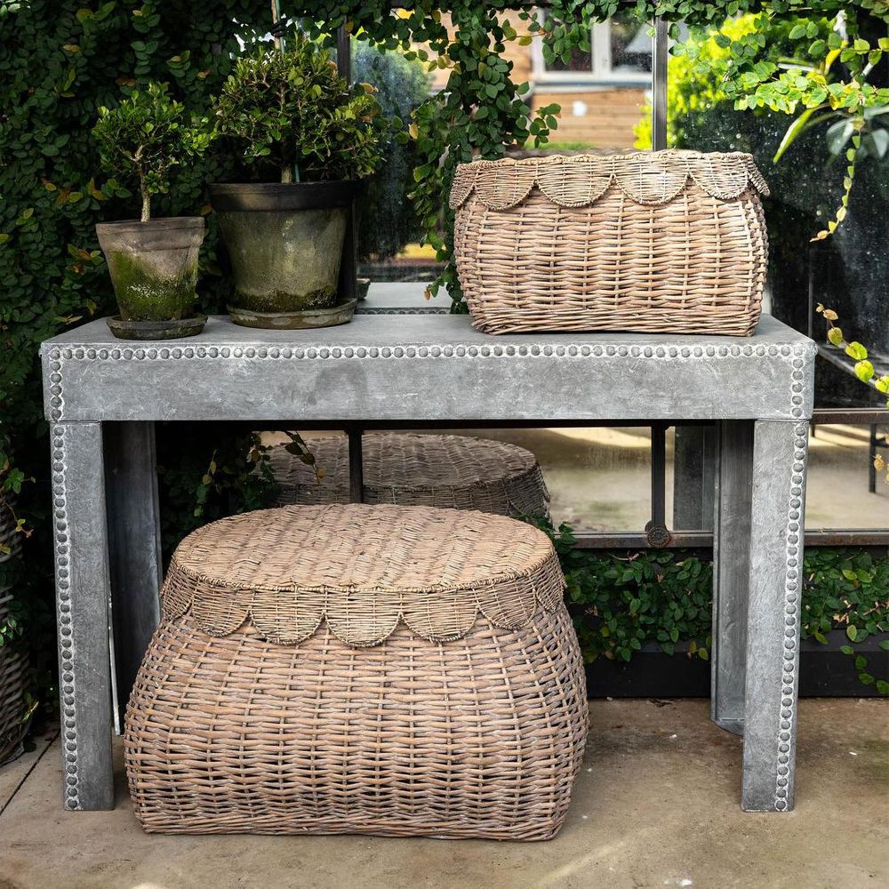 Zinc Garden Table
