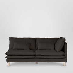 Aura 2Str Right Arm Sofa Base With Cover Charcoal