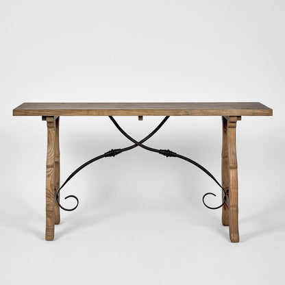 Spanish Console Antique Oak