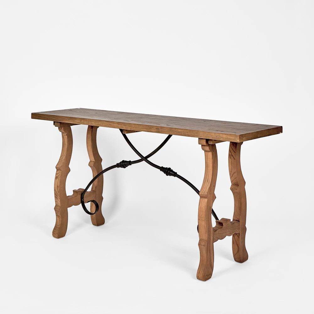 Spanish Console Antique Oak