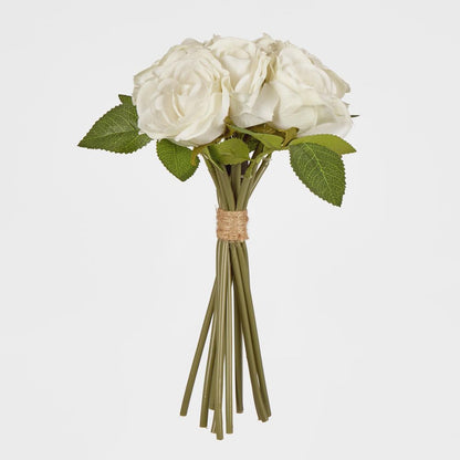 White Rose Bouquet By 9