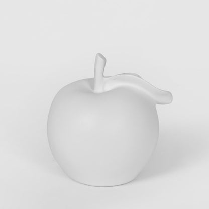 Apple Polyresin White 11Cm