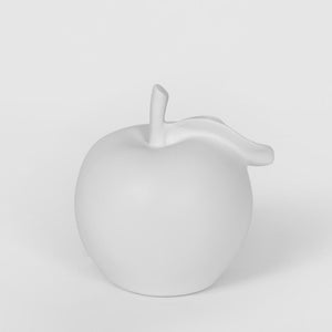 Apple Polyresin White 11Cm