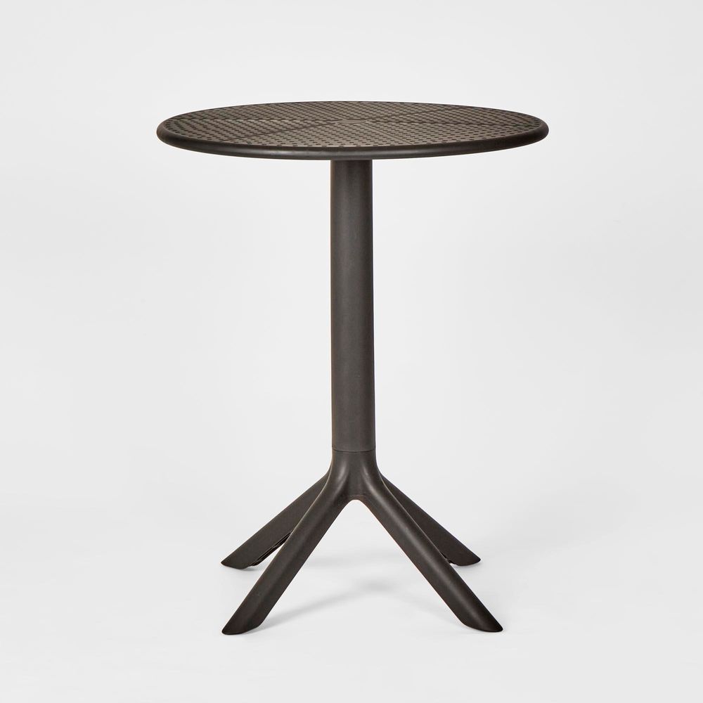 Ellee Café Table All Weather Black 60Cm