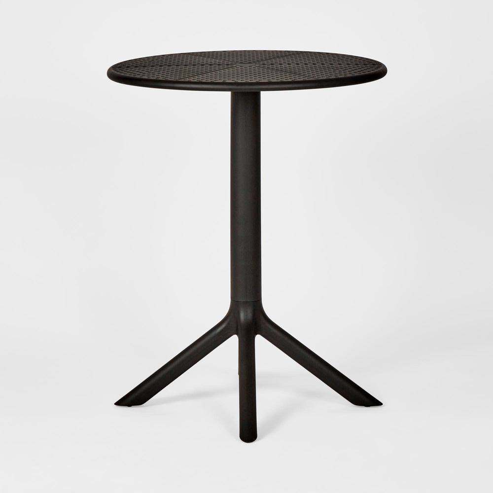 Ellee Café Table All Weather Black 60Cm