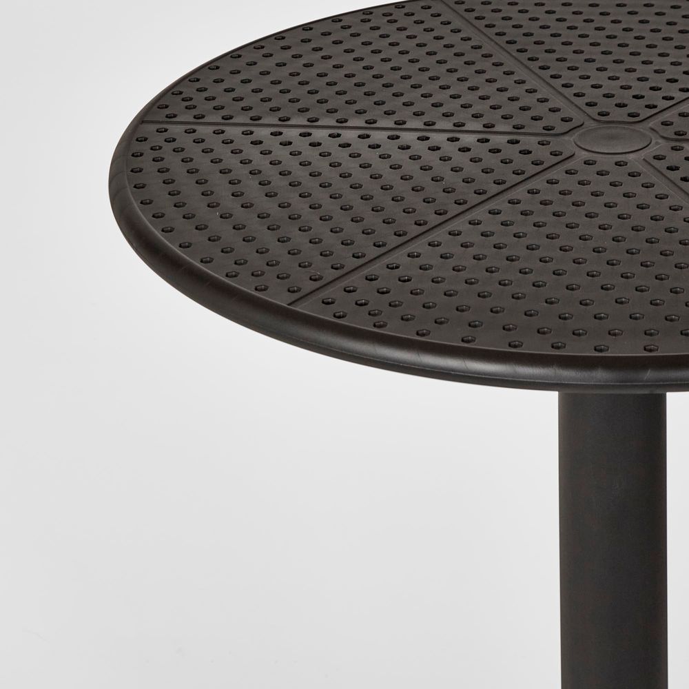 Ellee Café Table All Weather Black 60Cm