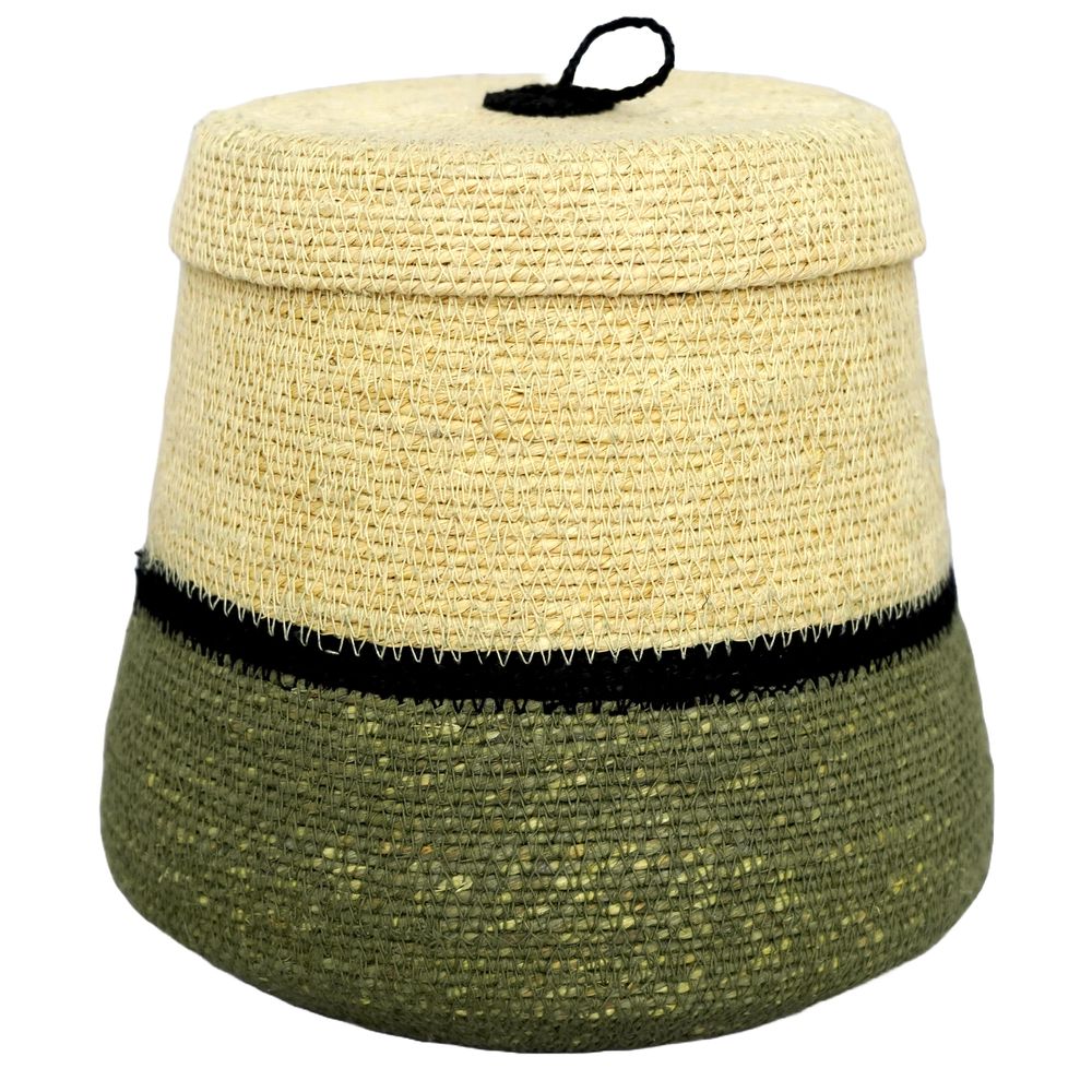 Kena Woven Basket Green