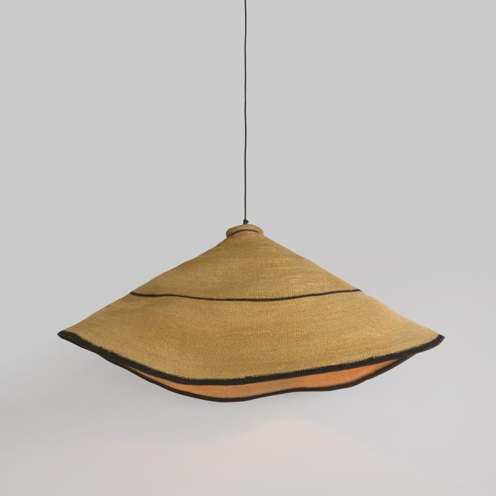 Amira Woven Pendant Shade Large Natural & Black