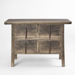 Shanxi 119Cm Table With Drawers 130 Years Old