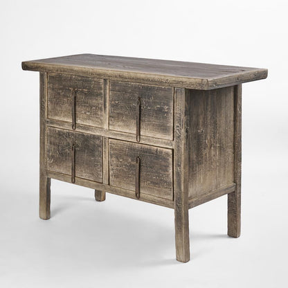 Shanxi 119Cm Table With Drawers 130 Years Old