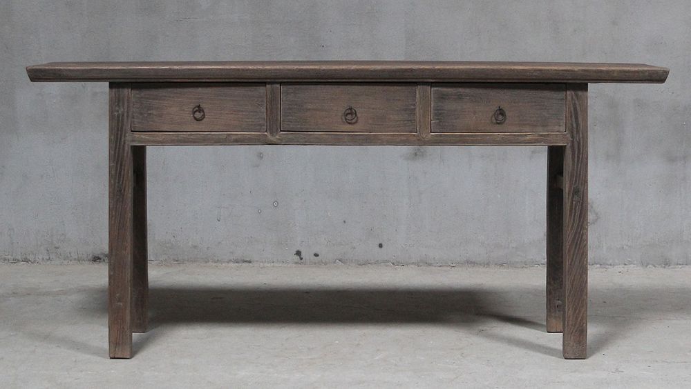 Shanxi 177Cm Console Table With Drawers 130 Years Old