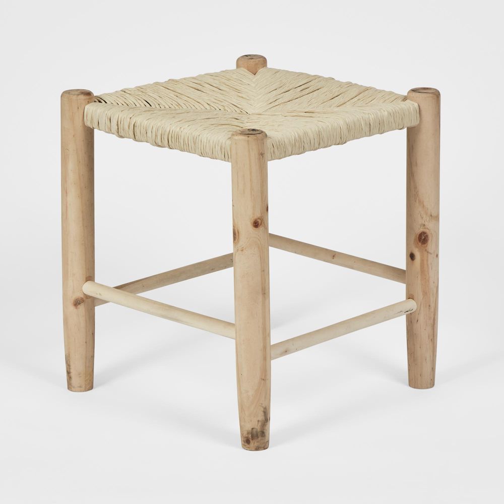 Rush Seat Stool