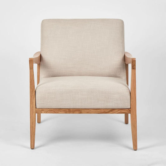 Preston Armchair Ash Natural Fabric