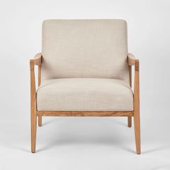 Preston Armchair Ash Natural Fabric