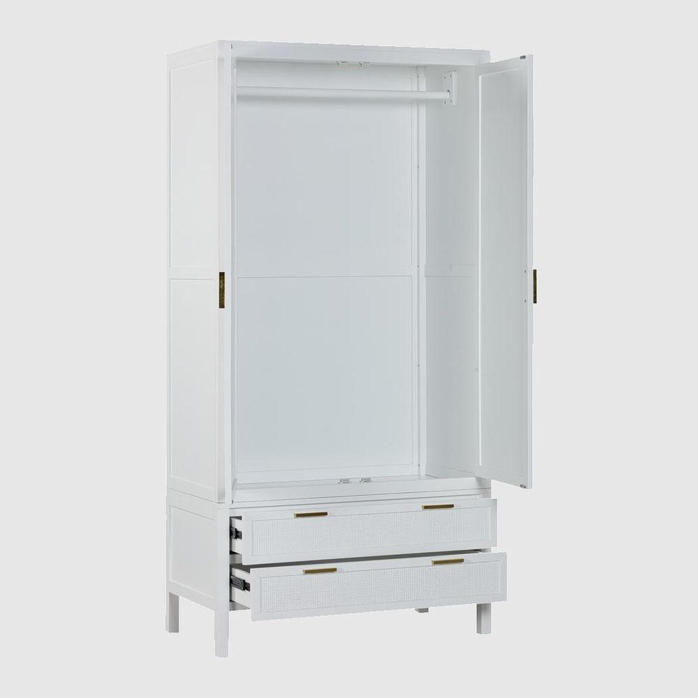 Santorini Wardrobe In White
