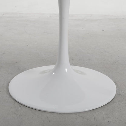 Aurora Round Dining Table Marble White 120Cm