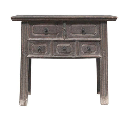 Shanxi 100Cm Table With Drawers 150 Years Old