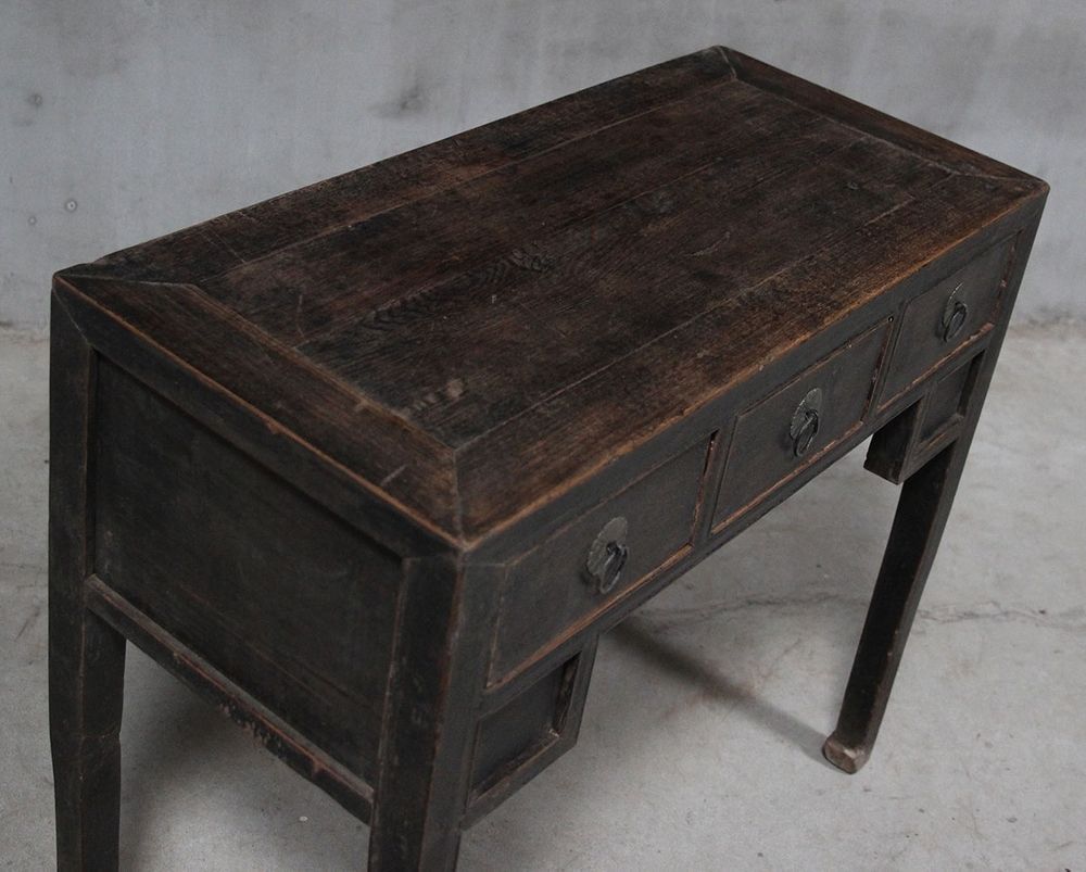 Shanxi 94Cm Table With Drawers 150 Years Old