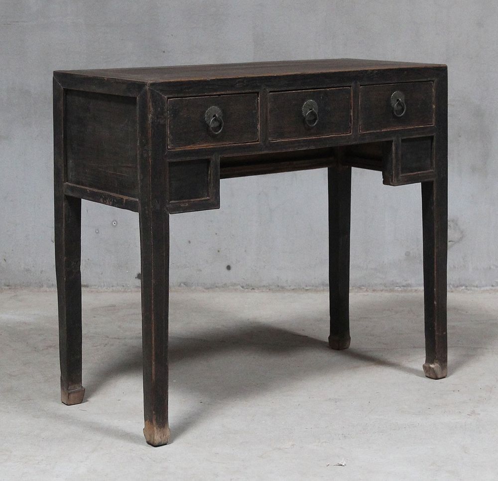 Shanxi 94Cm Table With Drawers 150 Years Old