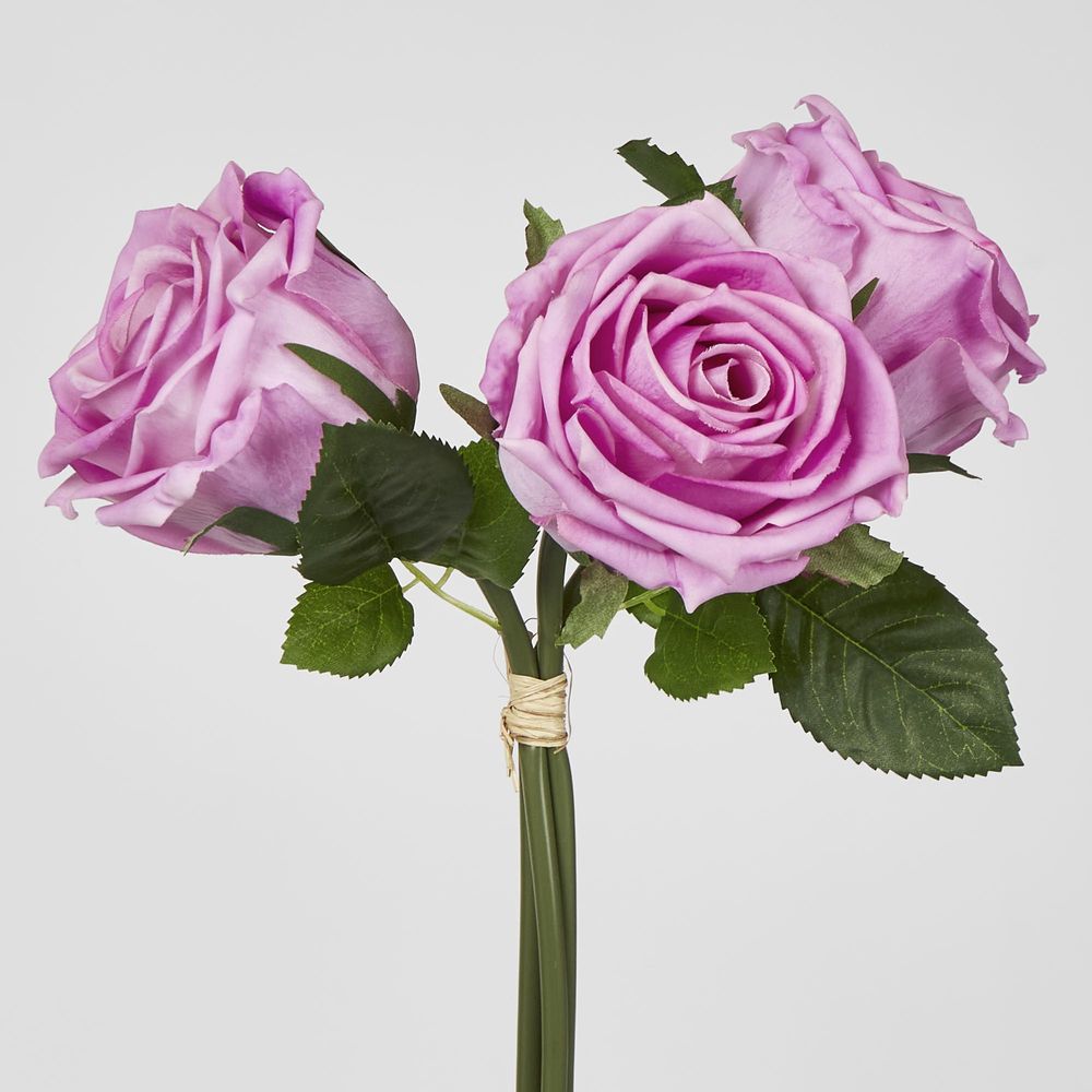 Willow Rose Bunch 29Cm Mauve