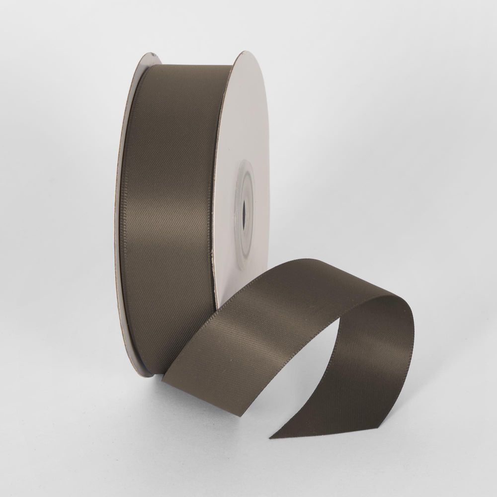 Chocolate Chip 25Mm Double Sided Satin Ribbon 25 Yards - P841