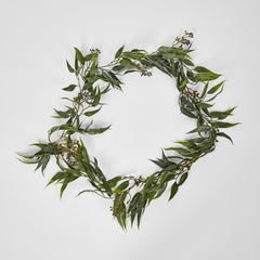 180Cm Green Seeded Eucalyptus Garland