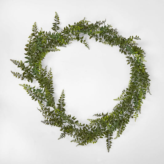 182Cm Baker Fern Garland