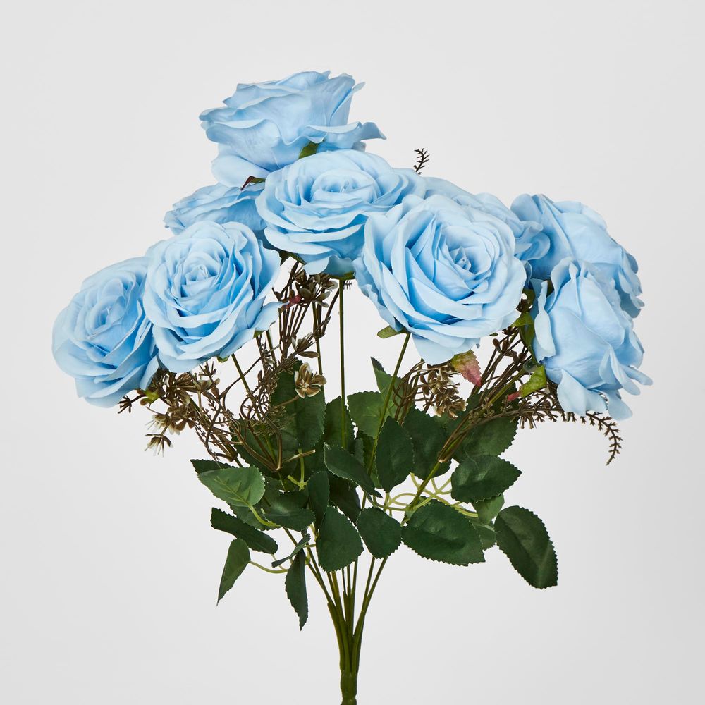 Blue Rose Bouquet X 9