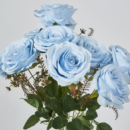 Blue Rose Bouquet X 9