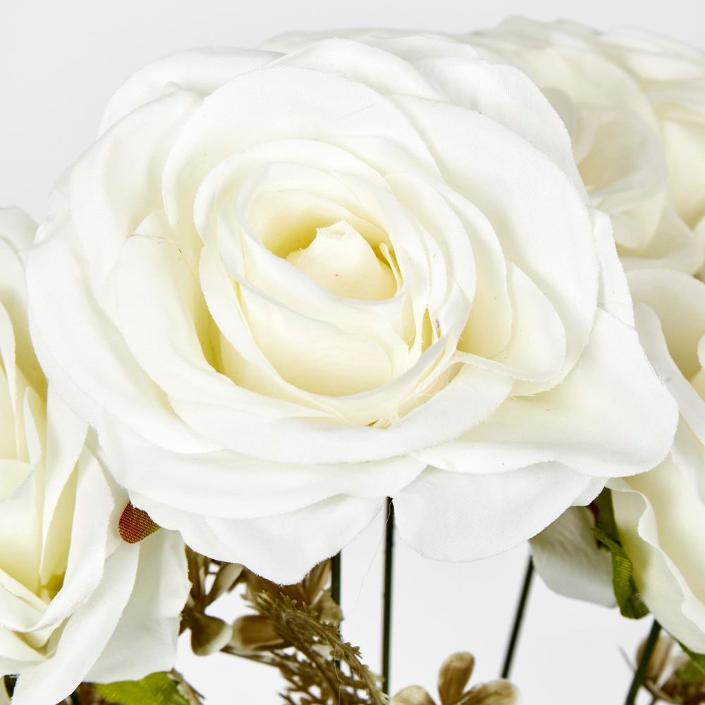 White Rose Bouquet X 9