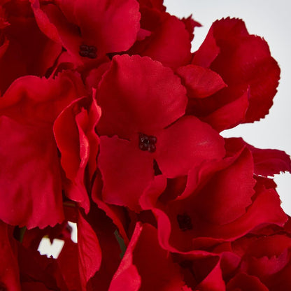 Red Hydrangea Bush X 5