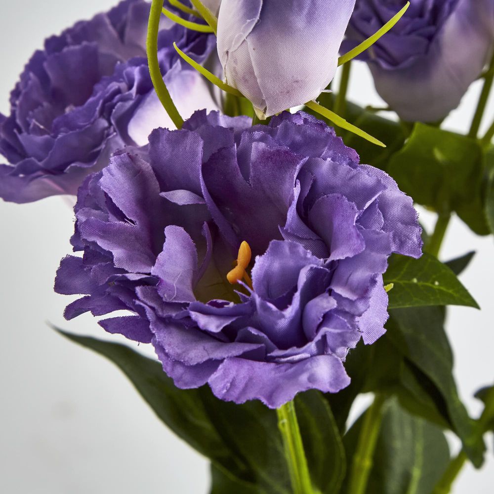 Purple Lisianthus Bundle By 5 Flower And Bud