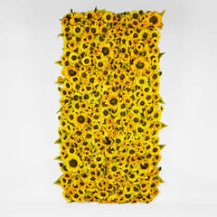 Yellow Sunflower Wall