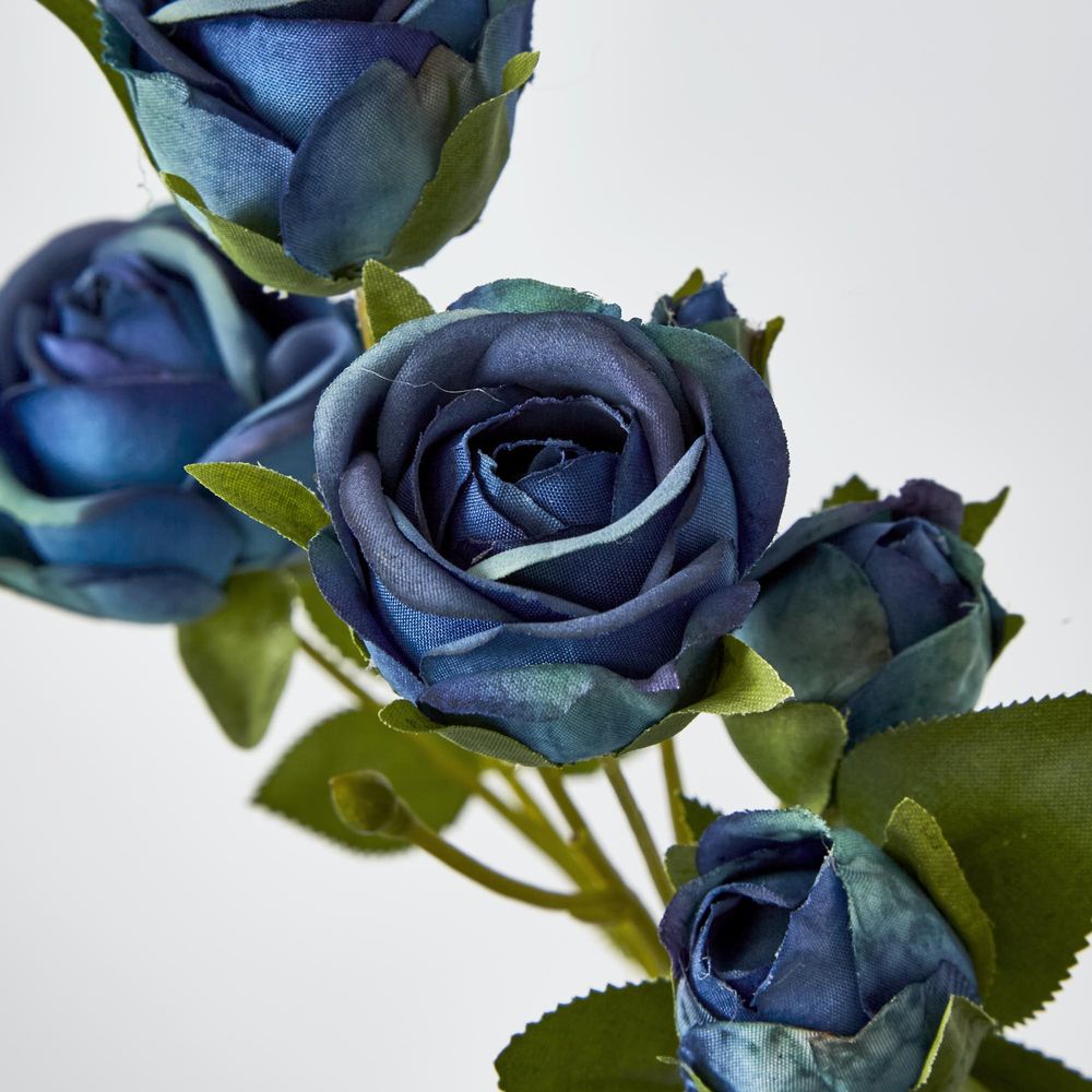 Blue Rosebud Spray X 7