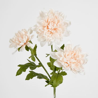 Blush Pink Chrysanthemum Spray X 3