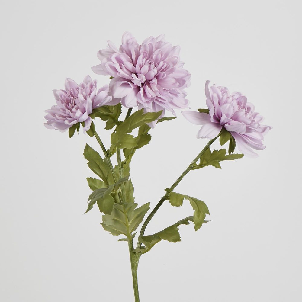 Lavender Chrysanthemum Spray X 3