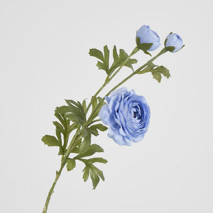 Slate Blue Ranunculus Spray X 3