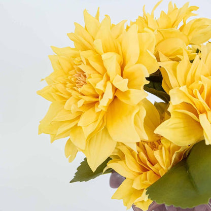 62Cm Yellow Dahlia