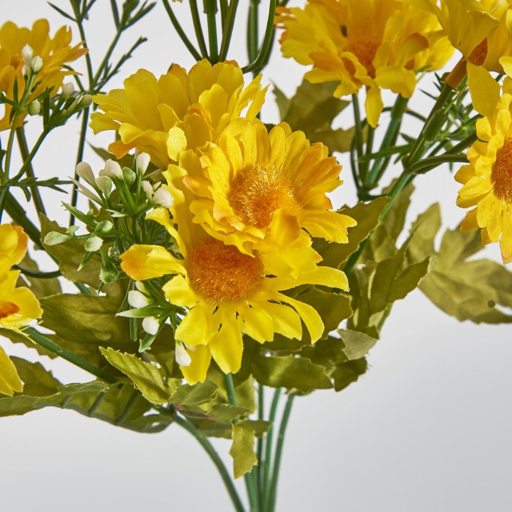 32Cm Yellow Daisy Bush