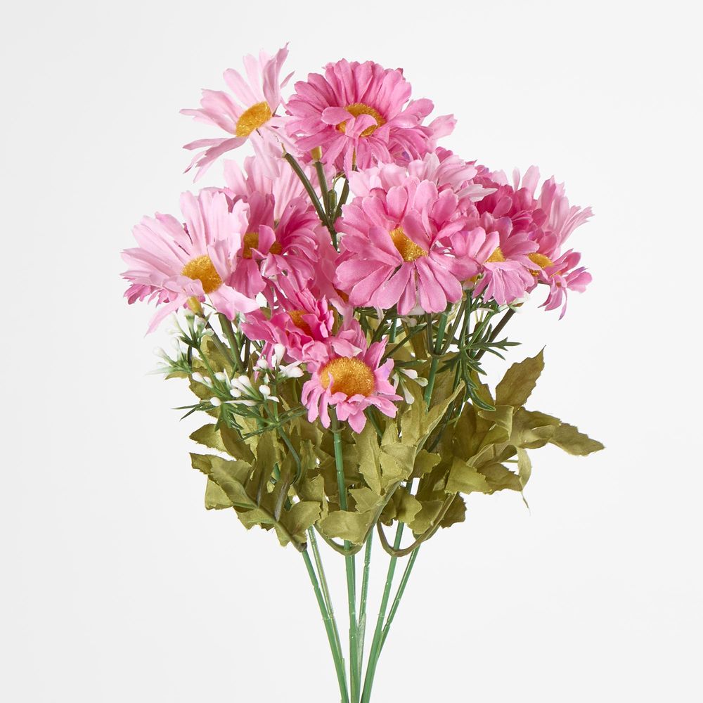 32Cm Pink Daisy Bush