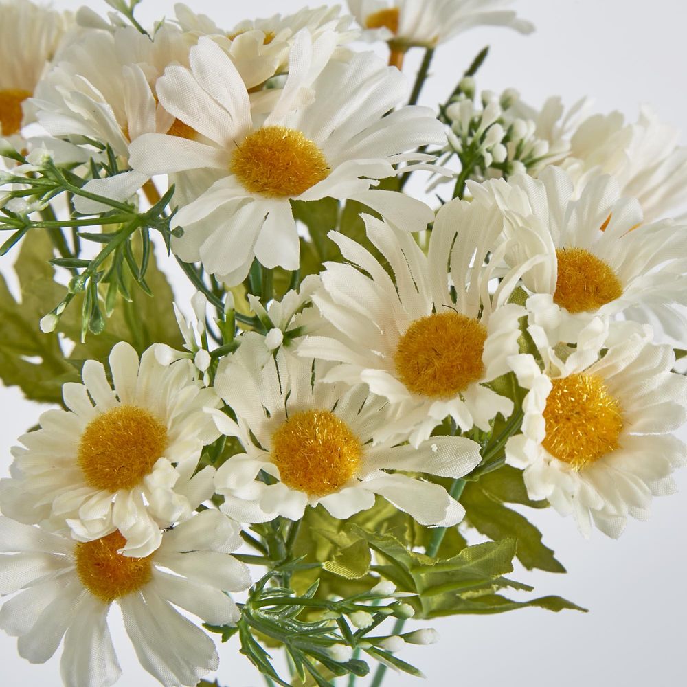 32Cm White Daisy Bush