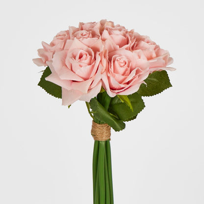 Peach Rose Bouquet X 8 5 Large 3 Small