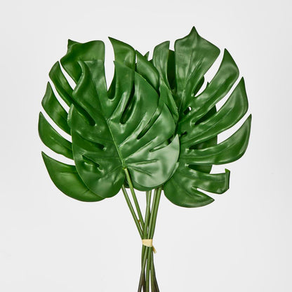 Monstera Leaf Bundle 2 Sizes 6Pc