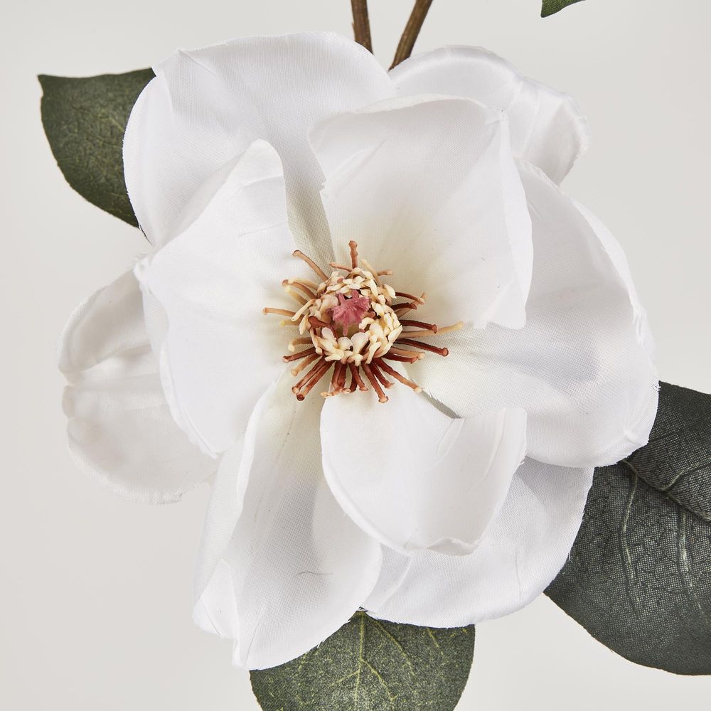 Magnolia Spray 84Cm White