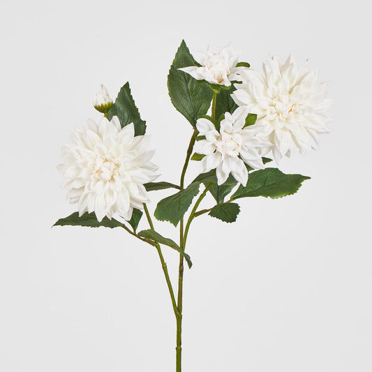 Dahlia Spray 70Cm White