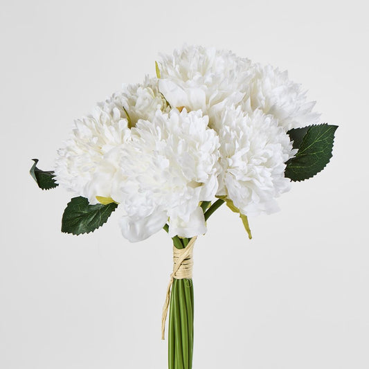 Frilly White Peony Bouquet