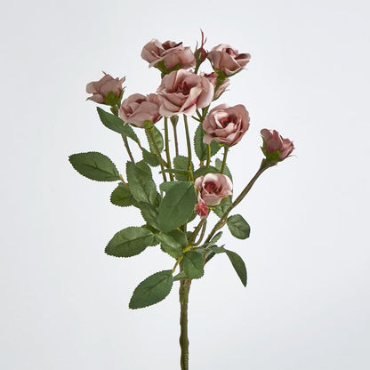 Dusty Pink Rose Spray X 10