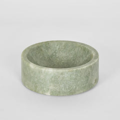 Solange Marble Bowl Green & White Small