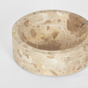 Solange Marble Bowl Mocha Small