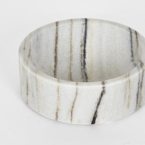 Solange Marble Bowl Black & White Small